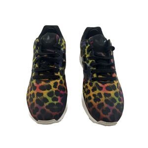 Adidas Torsion Rainbow Animal Print Shoes‎ Size 6.5